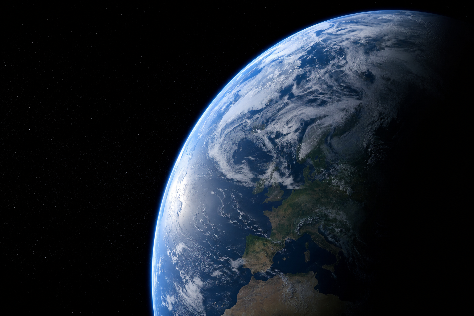 Earth from orbit