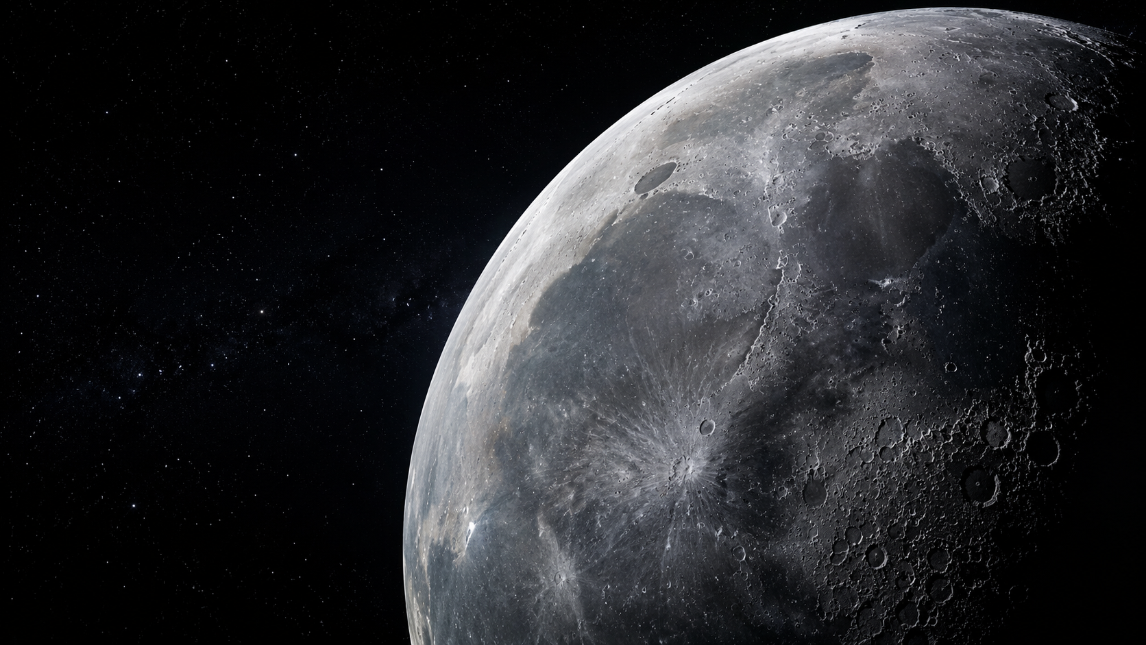 Realistic moon
